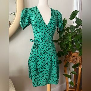 Green Wrap Dress